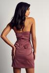 MissPap Premium Satin Plunge Corset Dress thumbnail 3