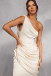 MissPap Montana Premium Satin Ruched Draped Maxi Dress thumbnail 3
