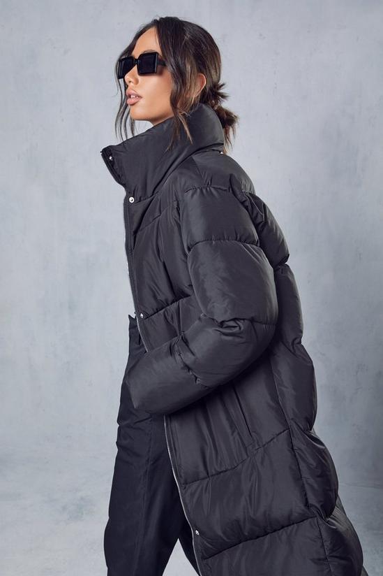 MissPap Quilted Longline Puffer Coat 2