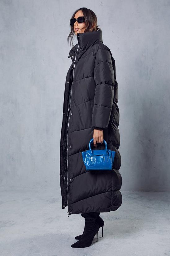 MissPap Quilted Longline Puffer Coat 4