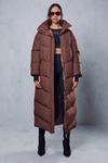 MissPap Quilted Longline Puffer Coat thumbnail 1