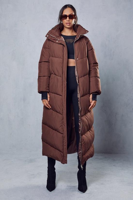 MissPap Quilted Longline Puffer Coat 1