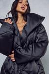MissPap Belted Oversized Quilted Coat thumbnail 2