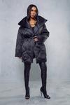 MissPap Belted Oversized Quilted Coat thumbnail 4