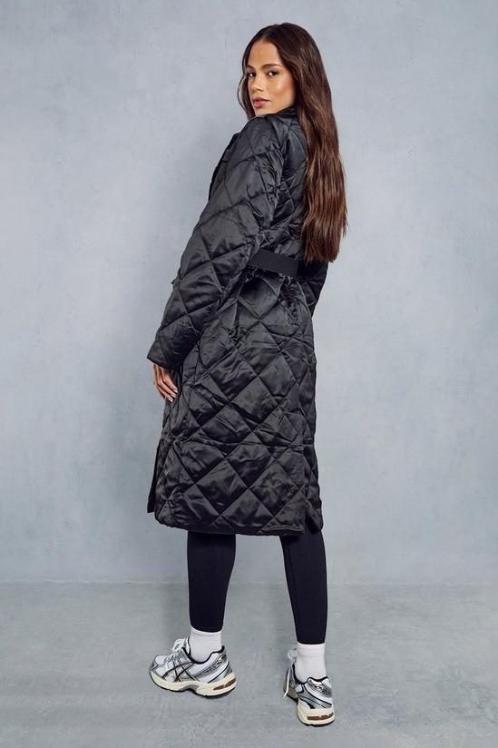 MissPap Longline Quilted Puffer Coat 3