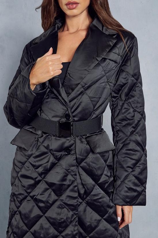 MissPap Longline Quilted Puffer Coat 4