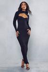 MissPap High Neck Cut Out Knitted Maxi Dress thumbnail 1