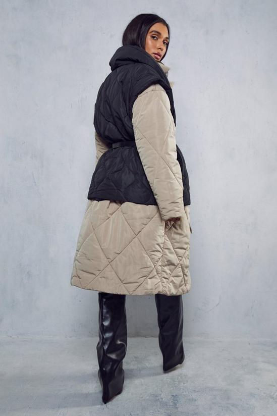 MissPap Two In One Quilted Coat 3