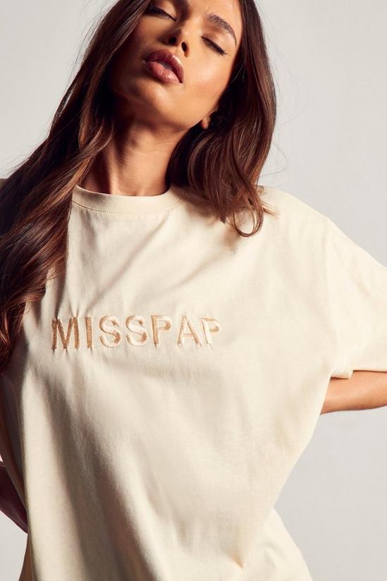MissPap Misspap Embroidered Oversized T-shirt 2