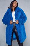 MissPap Shaggy Faux Fur Longline Coat thumbnail 1