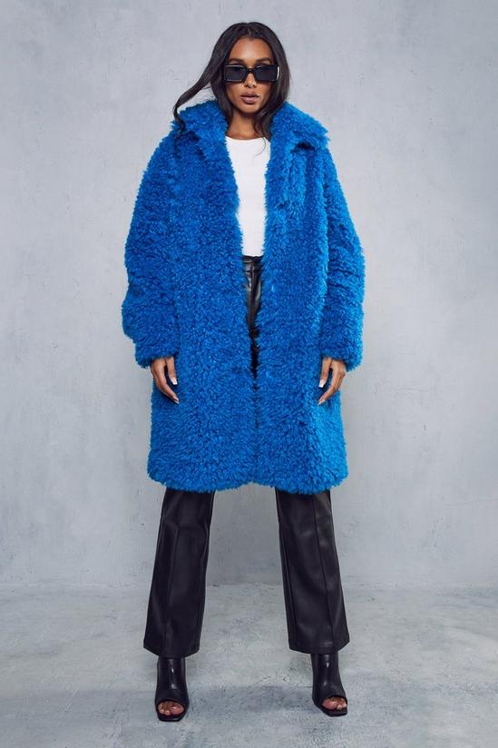 MissPap Shaggy Faux Fur Longline Coat 4