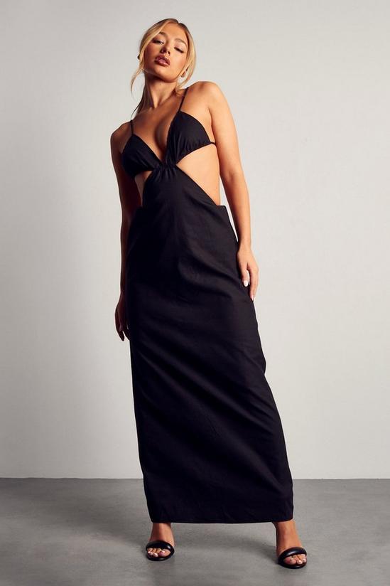 MissPap Cut Out Strappy Low Back Maxi Dress 4