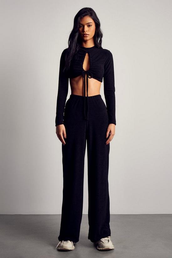 MissPap Towelling Two Piece Trouser Co-ord 1