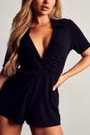 MissPap Towelling Ruched Playsuit thumbnail 5