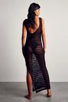 MissPap Knitted Plunge Front Maxi Dress thumbnail 3
