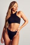 MissPap Seamless Racer Neck Bralette And Thong Set thumbnail 4