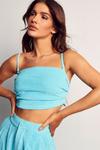 MissPap Towelling Strappy Draped Bralet thumbnail 3