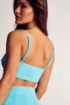MissPap Towelling Strappy Draped Bralet thumbnail 4