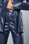 MissPap Premium Leather Look Straight Leg Trousers thumbnail 2