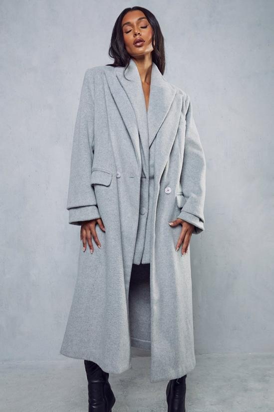 MissPap Oversized Wool Look Maxi Coat 5