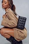MissPap Leather Look Quilted Studded Shoulder Bag thumbnail 1