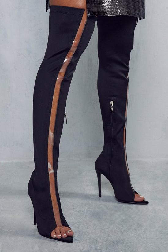 MissPap Stretch Illusion Over The Knee Boots 1