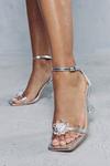 MissPap Crystal Embellished Strappy Heels thumbnail 2