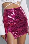 MissPap Sequin Split Mini Skirt thumbnail 2