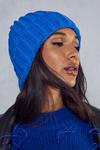 MissPap Cable Knitted Beanie Hat thumbnail 1