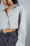 MissPap Structured Boxy Cropped Shirt thumbnail 5