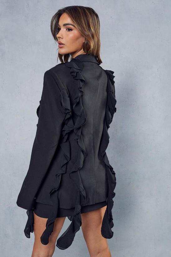 MissPap Premium Ruffle Blazer & Mini Skirt Co-ord 3