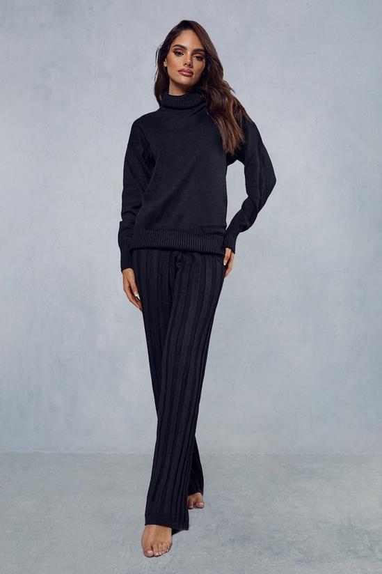 MissPap Knitted Turtle Neck & Flared Trouser Co-ord 5