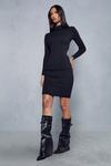 MissPap Turtle Neck Knitted Jumper Dress thumbnail 4