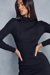 MissPap Turtle Neck Knitted Jumper Dress thumbnail 5