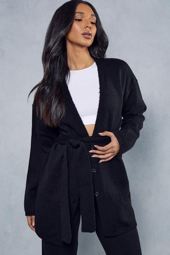 MissPap Oversized Belted Knitted Cardigan Co-ord 2