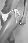 MissPap Ribbed Tie Side Triangle Bikini Set thumbnail 5