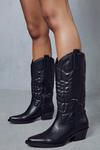 MissPap Leather Look Western Boots thumbnail 3