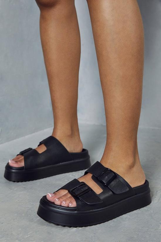 MissPap Leather Look Platform Sandals 3