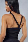 MissPap Ribbed Racer Strappy Back Top thumbnail 3