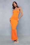 MissPap Premium Ribbed Shaped Bust Fitted Maxi Dress thumbnail 1