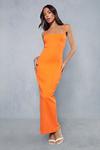 MissPap Premium Ribbed Shaped Bust Fitted Maxi Dress thumbnail 4