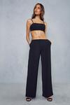 MissPap Tailored Premium Low Waisted Wide Leg Trousers thumbnail 1