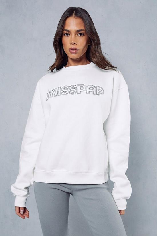 MissPap Misspap Embroidered Sweatshirt 1