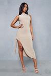 MissPap Double Layer Slinky Backless Cut Out Midi Dress thumbnail 1
