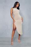 MissPap Double Layer Slinky Backless Cut Out Midi Dress thumbnail 4