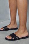 MissPap Leather Look Braided Sandals thumbnail 2