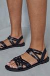 MissPap Leather Look Strappy Sandals thumbnail 3