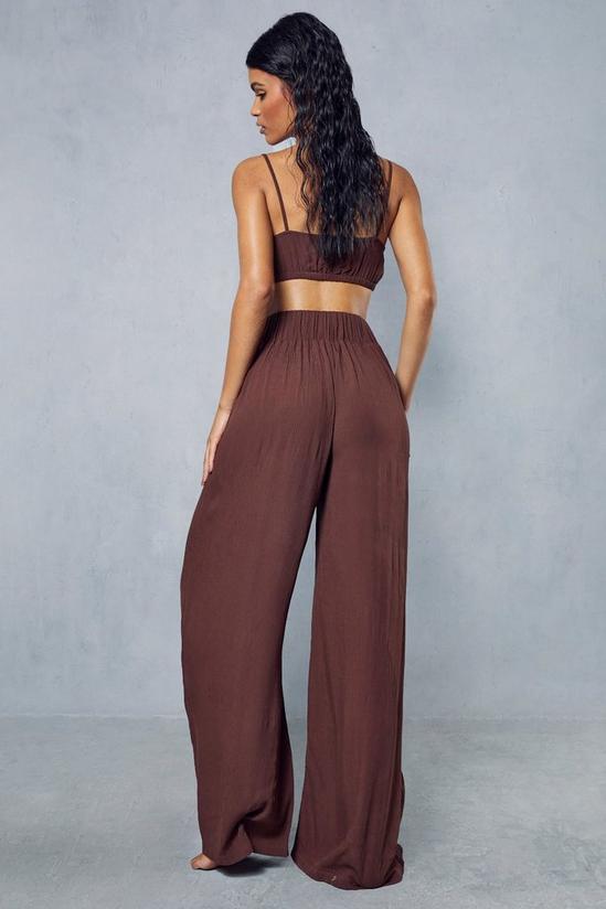 MissPap Crinkle Cami And Wide Leg Trouser Co-ord 3