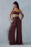 MissPap Crinkle Cami And Wide Leg Trouser Co-ord thumbnail 4