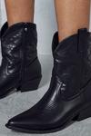 MissPap Western Leather Look Ankle Boots thumbnail 2